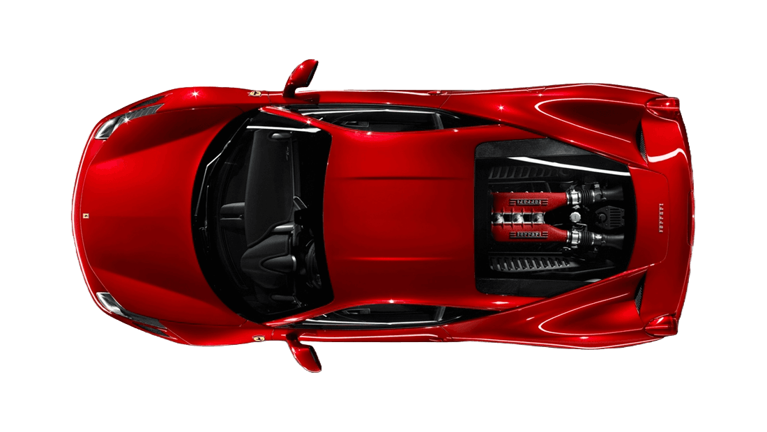 Red sports car background