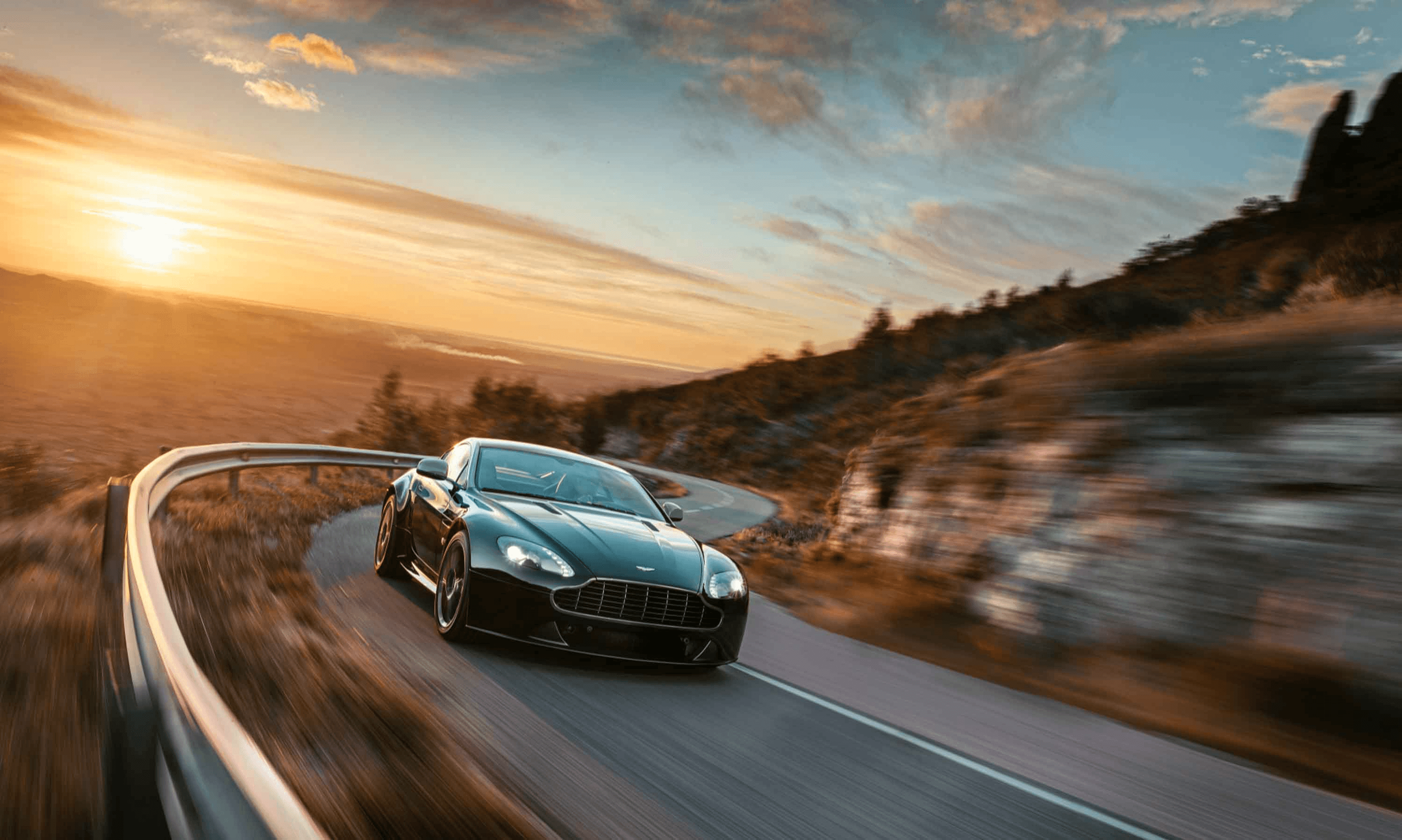 Car on road